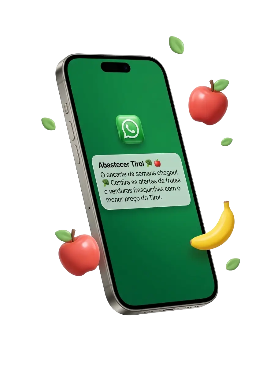 Ofertas Abastecer Tirol no WhatsApp